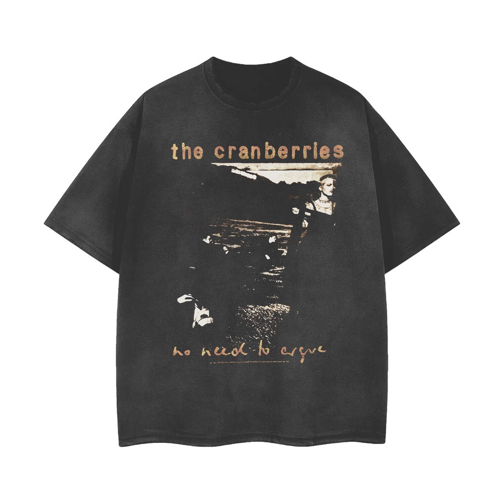 [ACID WASHED RIPPED] The Cranberries Distressed Vintage Feel T-Shirt 102623