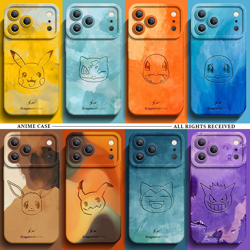 Wholesale set of 8 Pokémon phone cases at the lowest price
