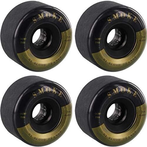 Blood Orange 66mm 84a Smoke Wheels Black/Gold Set of 4