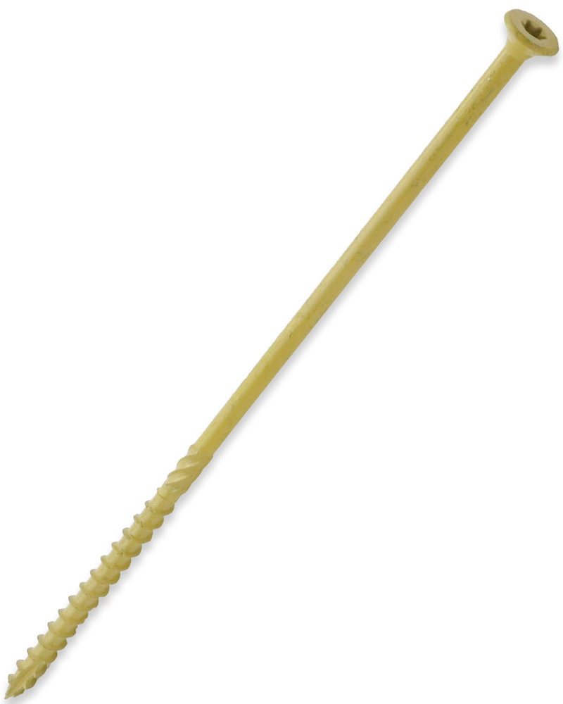14x8 Wood Deck Screws - Carbon Steel Rust-Resistant for Outdoor Decking
