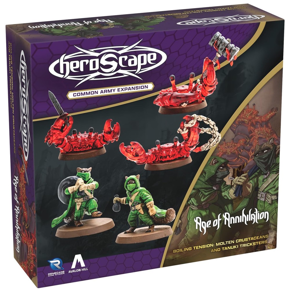 Renegade Games: Heroscape: Molten Crustaceans & Tanuki Tricksters - Army Expansi