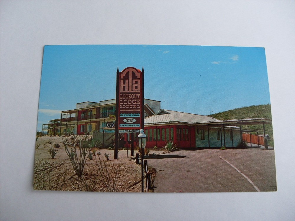 pre-1980 LOOKOUT LODGE MOTEL Tombstone Arizona AZ Unused Postcard y7008