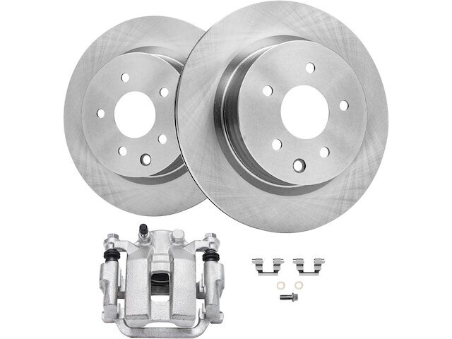 For 2006-2009 Nissan 350Z Brake Rotor and Caliper Set Detroit Axle 34222DCDG