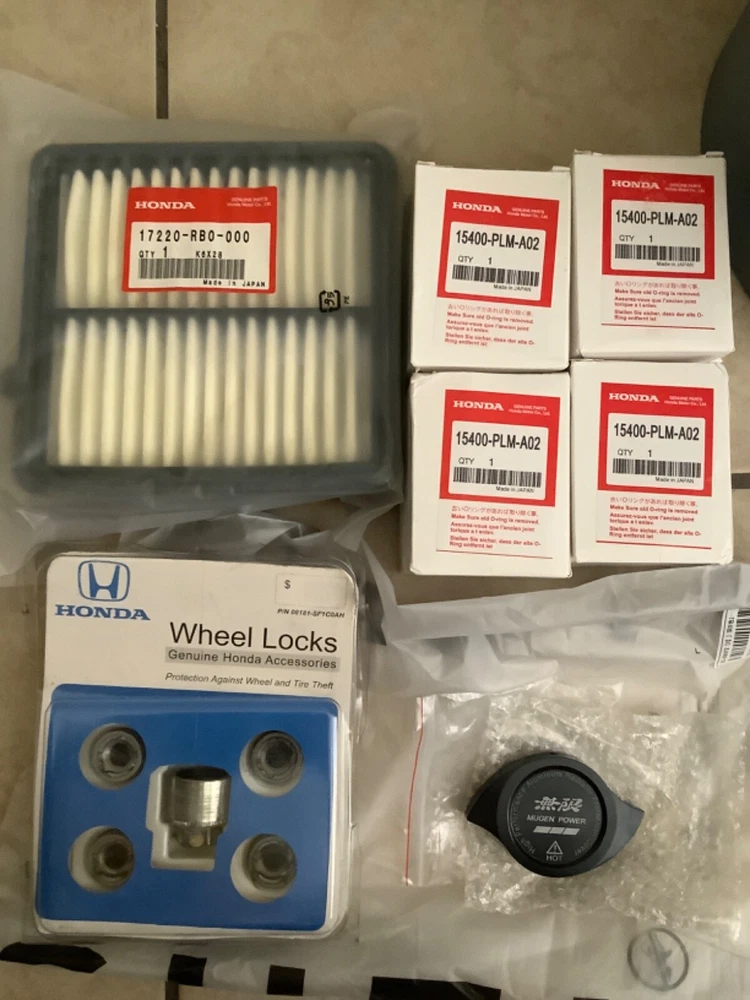 Genuine 3PCS Honda Acura Oil Filter 15400-PLM-A02 OEM Replacement