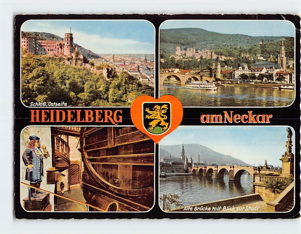 Postcard Scenes & Views Heidelberg Germany
