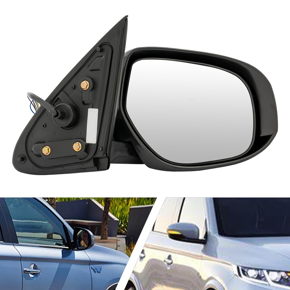Right Side Rear View Mirror for Mitsubishi Outlander 2014-2019 Replacement