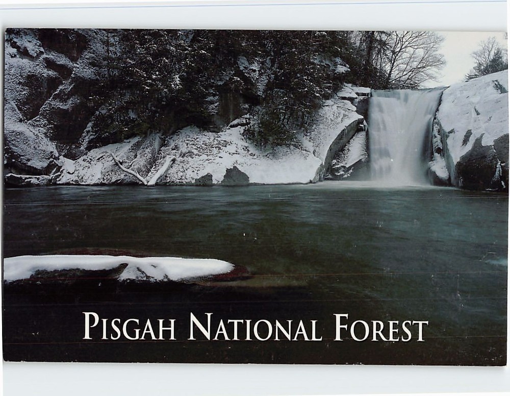 Postcard Elk River Falls Pisgah National Forest Elk Park North Carolina USA