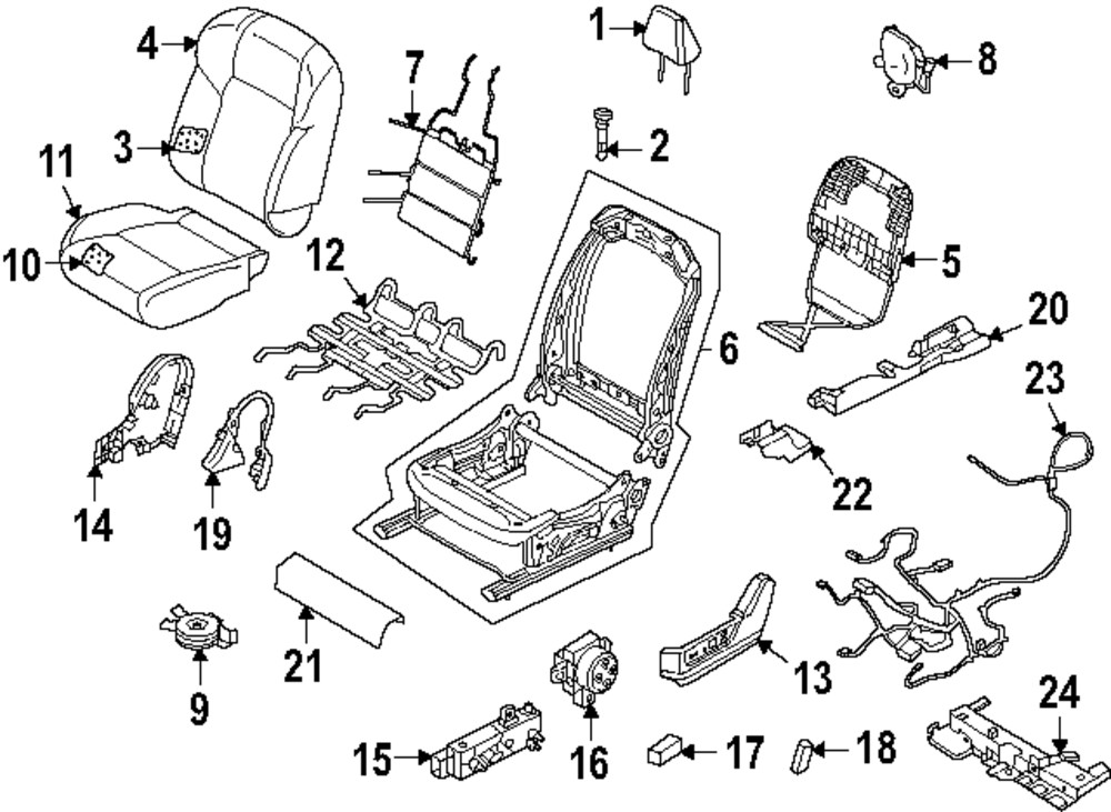 Genuine Nissan Cushion Cover 87370-7KH1ANew OEM NISSAN Part QTY 1(Please Provide VIN)