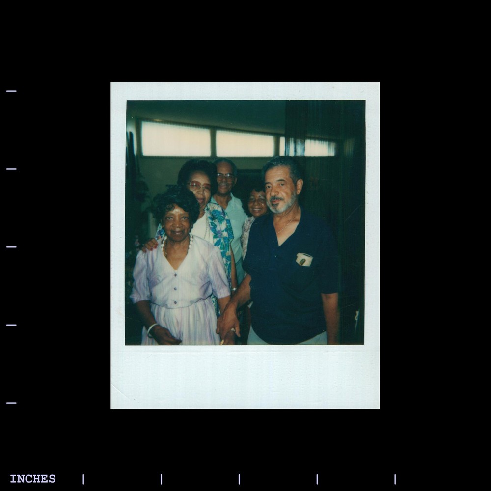 Old Polaroid Photo BLACK AFRICAN AMERICAN MEN WOMEN