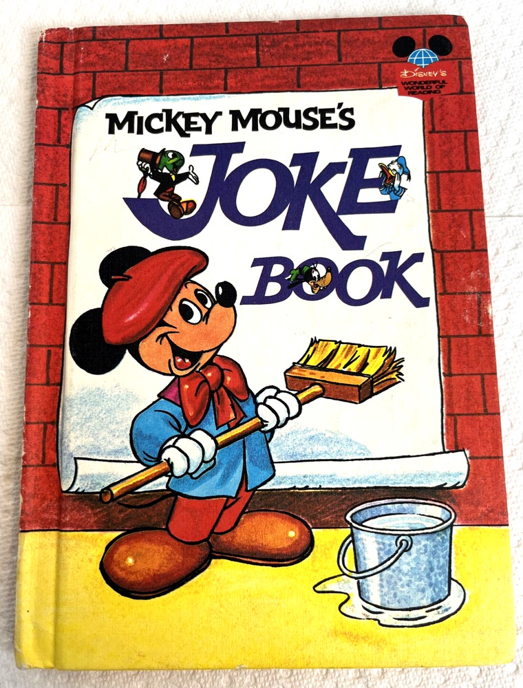 Mickey Mouse’s Joke Book Disney's Wonderful World of Reading 1973 Vintage