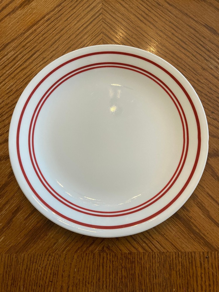 Corelle by Corning Classic Cafe Red Salad Plate 8.5