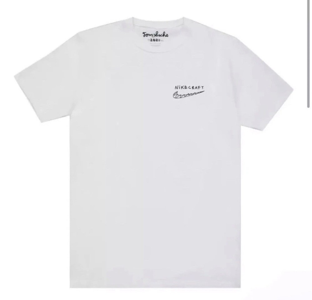 New Size XL Nike x Tom Sachs Nikecraft Studio Tee DM4732-100 Rare White