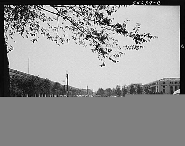 Photo:Washington DC 1900s Street View Trees Buildings
