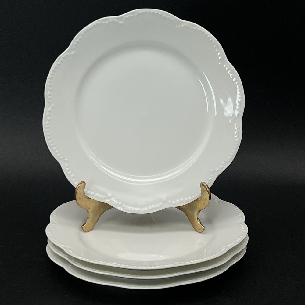 Vtg Haviland Star Set Of 4 Bread Plates 6.25” Made In France