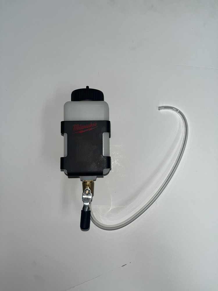 Milwaukee Oil Cup Assembly With Cut Off Valve With Magnet Attachment Fluid Tank