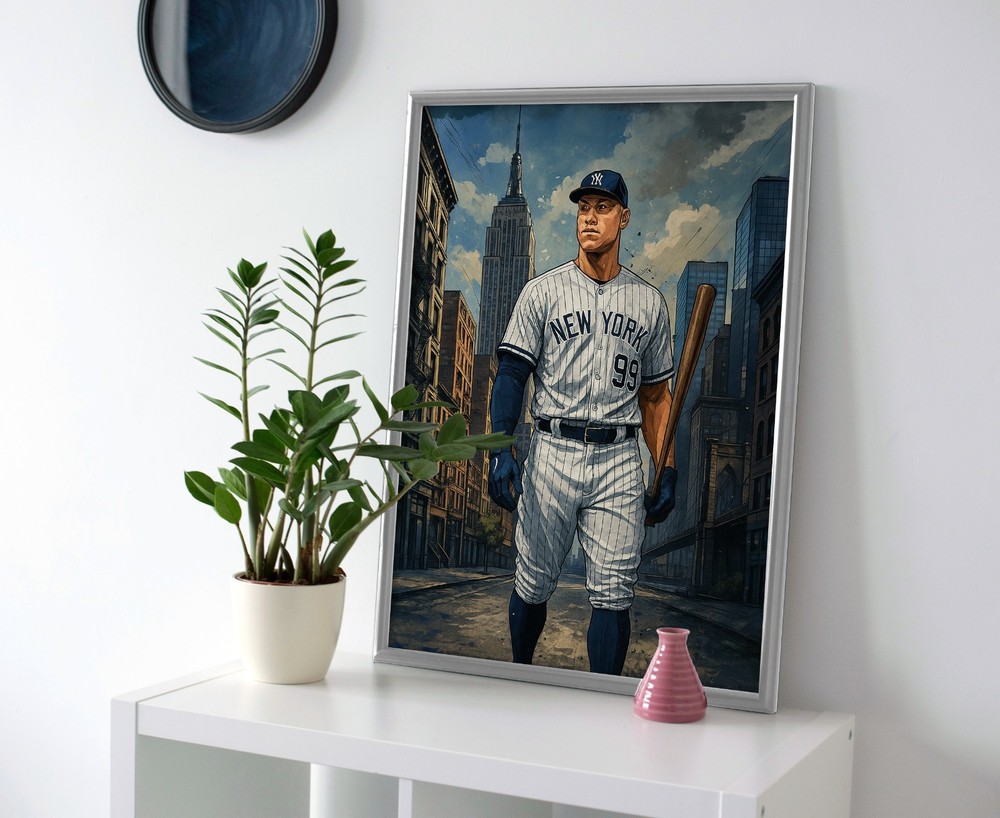 Aaron Judge City Poster or Canvas - Aaron Judge Wall Art