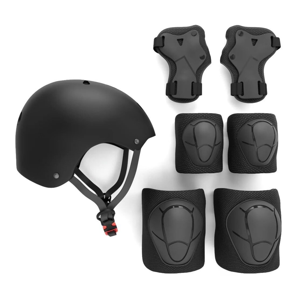 Kids Skateboard Bike Helmet Pads Set Protective Gear from - Knee Pads Elbow P...