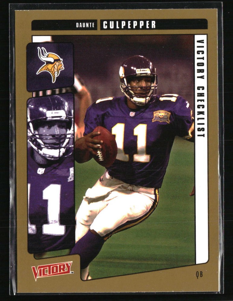 Daunte Culpepper 2001 Upper Deck Victory Checklist Gold #436 Football Card