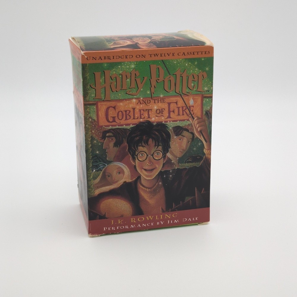 Harry Potter and the Goblet of Fire J.K. Rowling Jim Dale 12 Cassette Audiobook