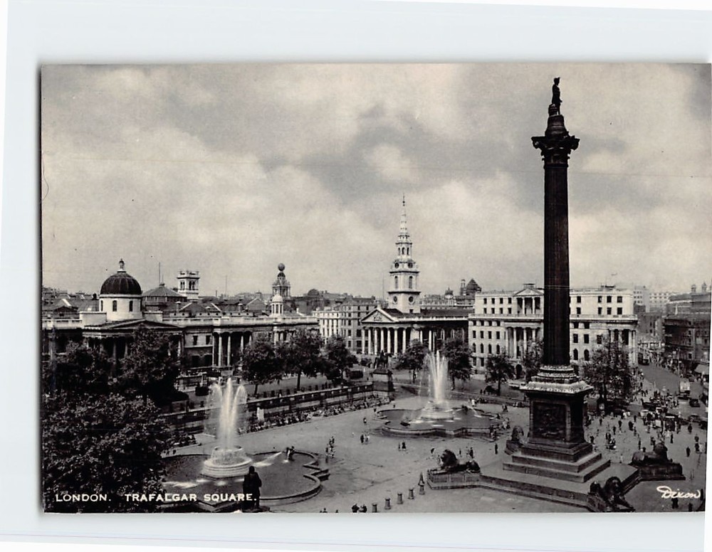 Postcard Trafalgar Square London England