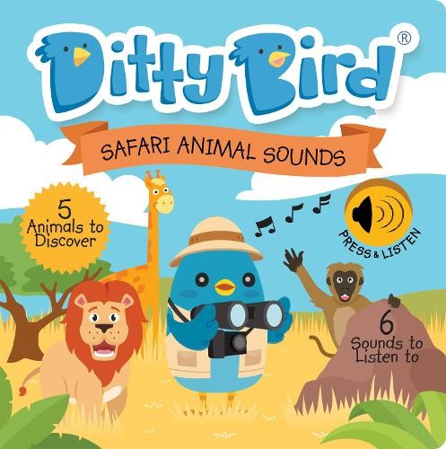 MEMA Publishing DITTY BIRD SAFARI ANIMAL SOUNDS (Board Book)Another great item from Rarewaves USA | Free delivery!