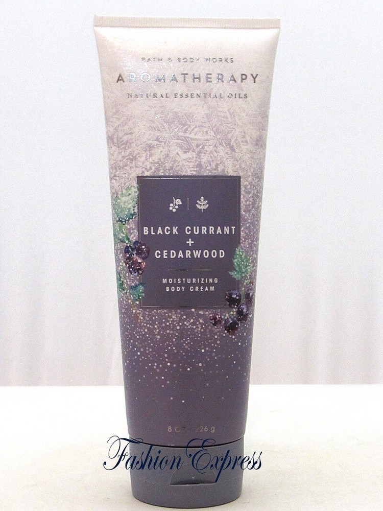 Bath & Body Works Black Currant & Cedarwood Body Cream 8 Oz