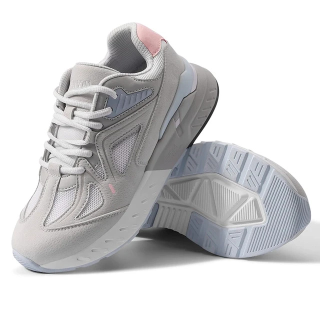 Women's Extra Wide Fit Trainers Comfortable Walking Running Shoes – Pink UK 9.5