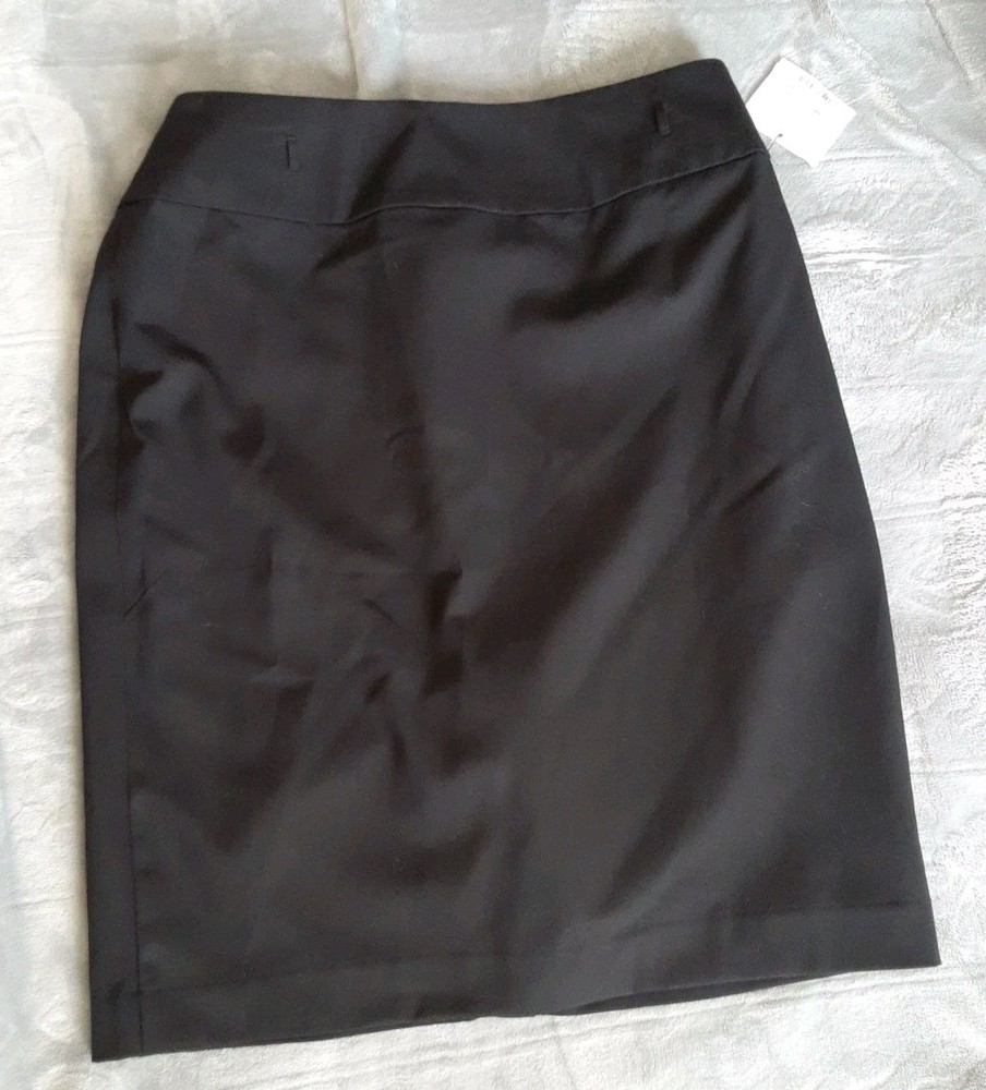 Liz Claiborne Collection Classics Black Pencil Skirt Sz 10 NWT