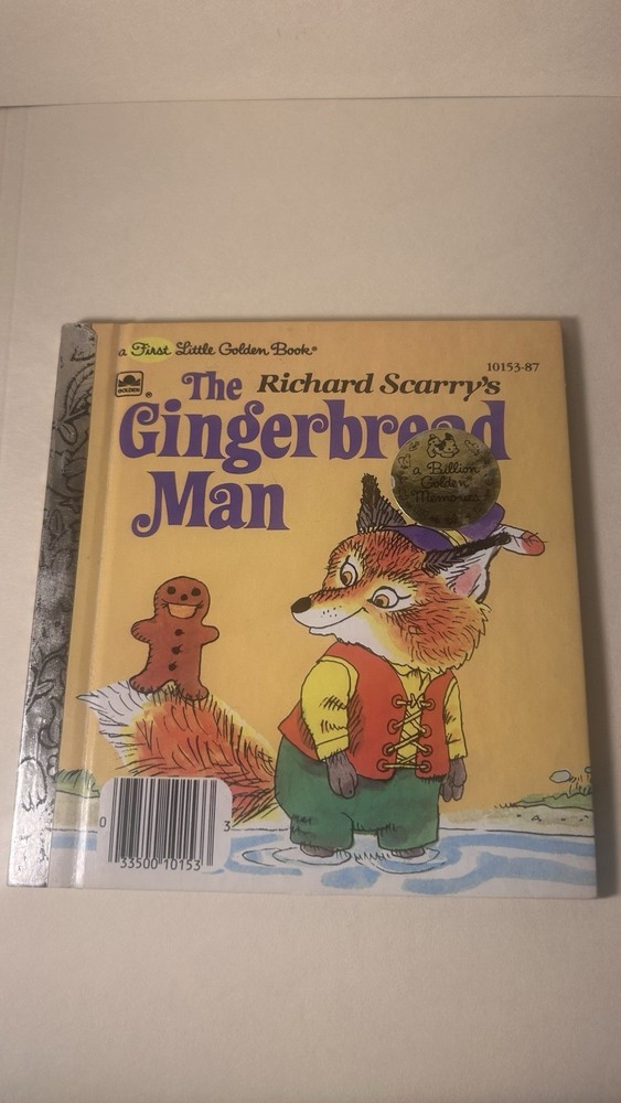 Vintage 1975 A First Little Golden Book RICHARD SCARRY'S THE GINGERBREAD MAN