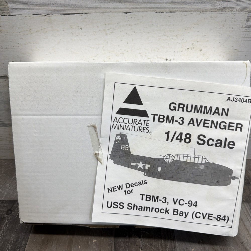 Accurate Miniatures #*AJ3404B Grumman TBM-3 Avenger  1/48 Scale LR-SC-image
