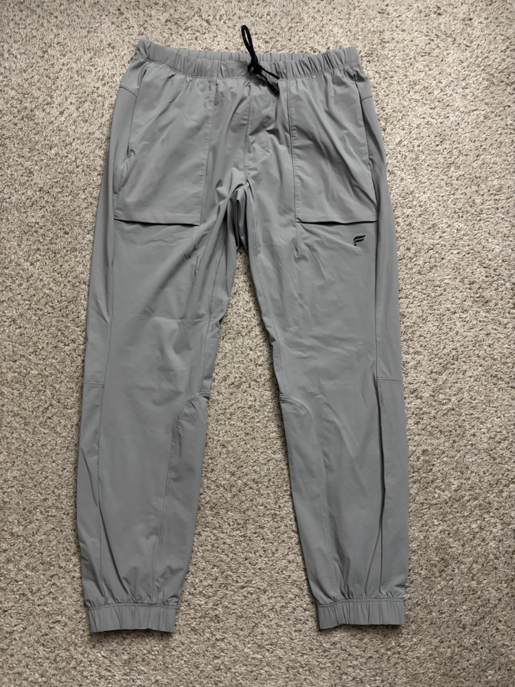 Fabletics Pants Mens Medium (32x27) Gray The One Jogger Athleisure Lightweight