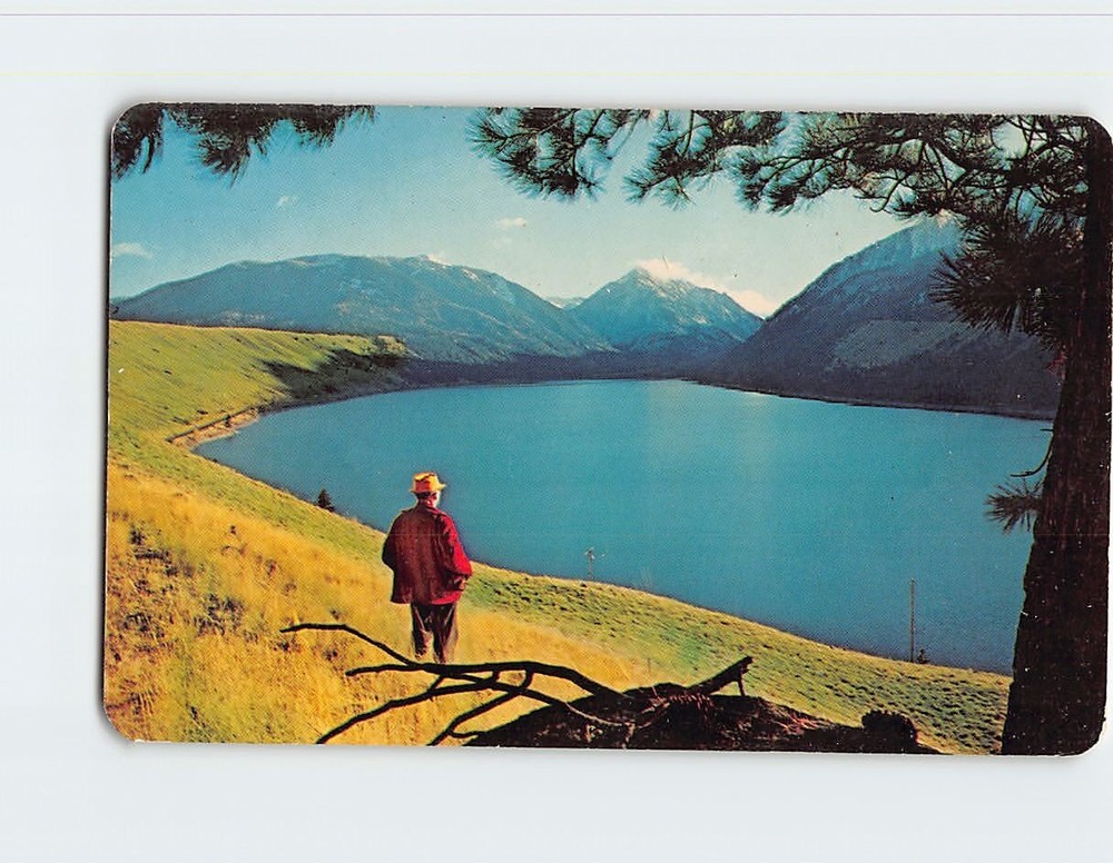 Postcard Lake Wallowa Eastern Oregon USA