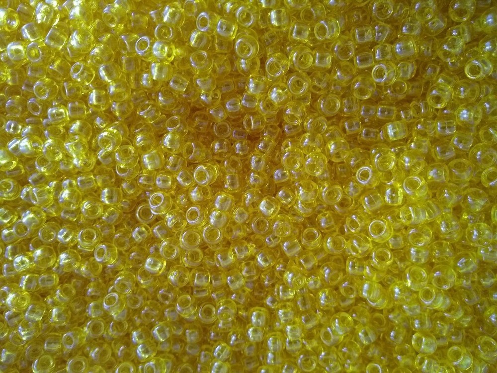 Sun Gold Plastic Pony Beads 9mm Barrel Shape 50-1000pcs