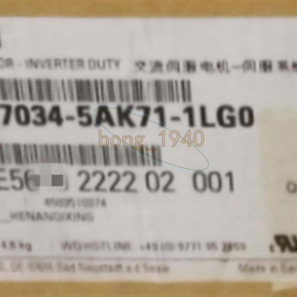 ONE New Siemens servo motor 1FK7034-5AK71-1LG0