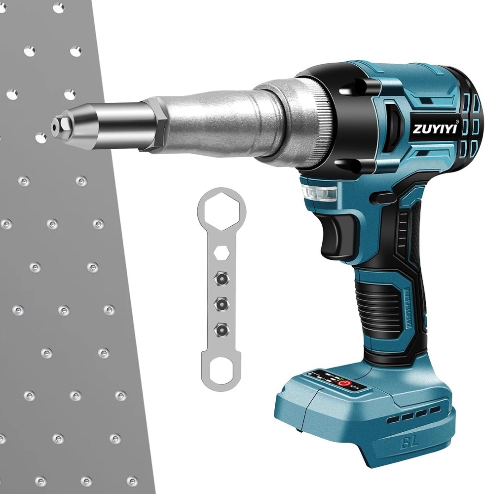 Cordless Rivet Gun Tool Compatible with Makita 18V Battery(No Battery), Electric