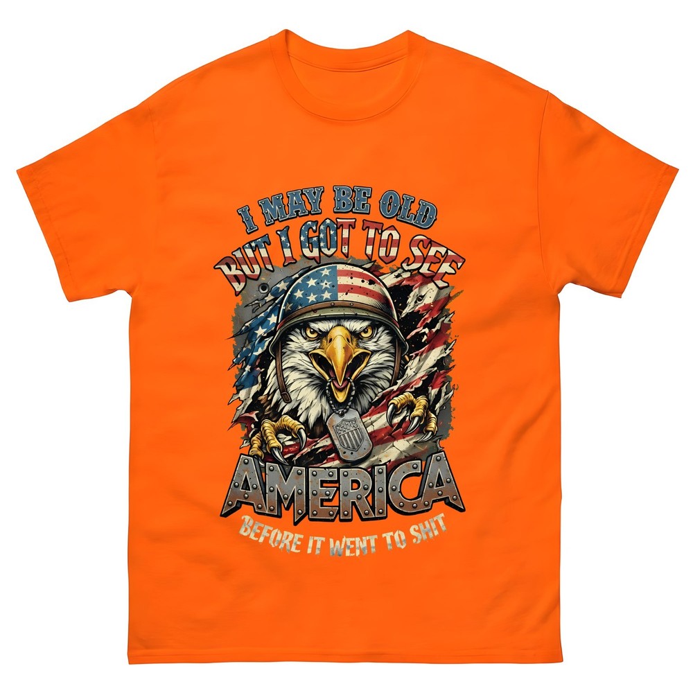 I-May-Be-Old-See-America-Before-It-Went-to-Shit-Eagle-T-Shirt