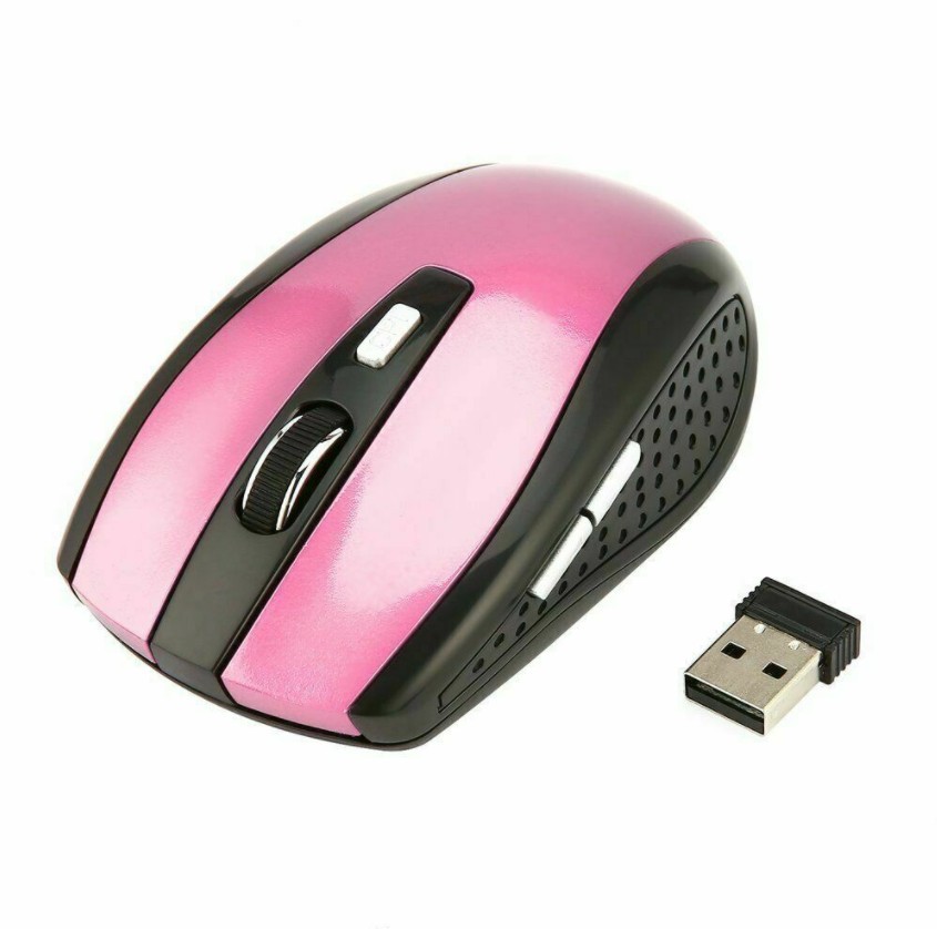 2.4GHz Wireless Optical Mouse with USB Receiver for PC Laptop Adjustable DPI
