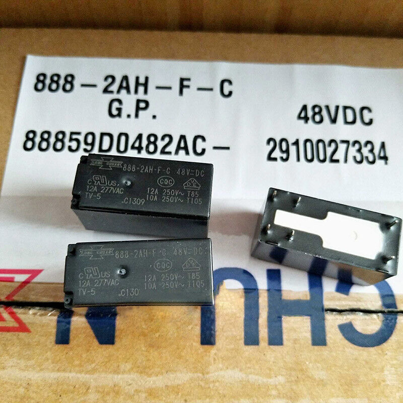 1pc SONG CHUAN 888-2AH-F-C 48VDC Power Relay 6Pins 12A 277VAC #sumaik11