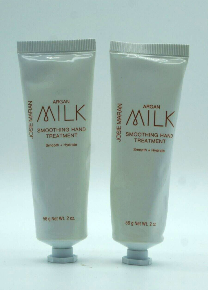 Josie Maran Argan Milk Hand Cream 2 Oz Duo Pack Smooth Hydrate Sealed