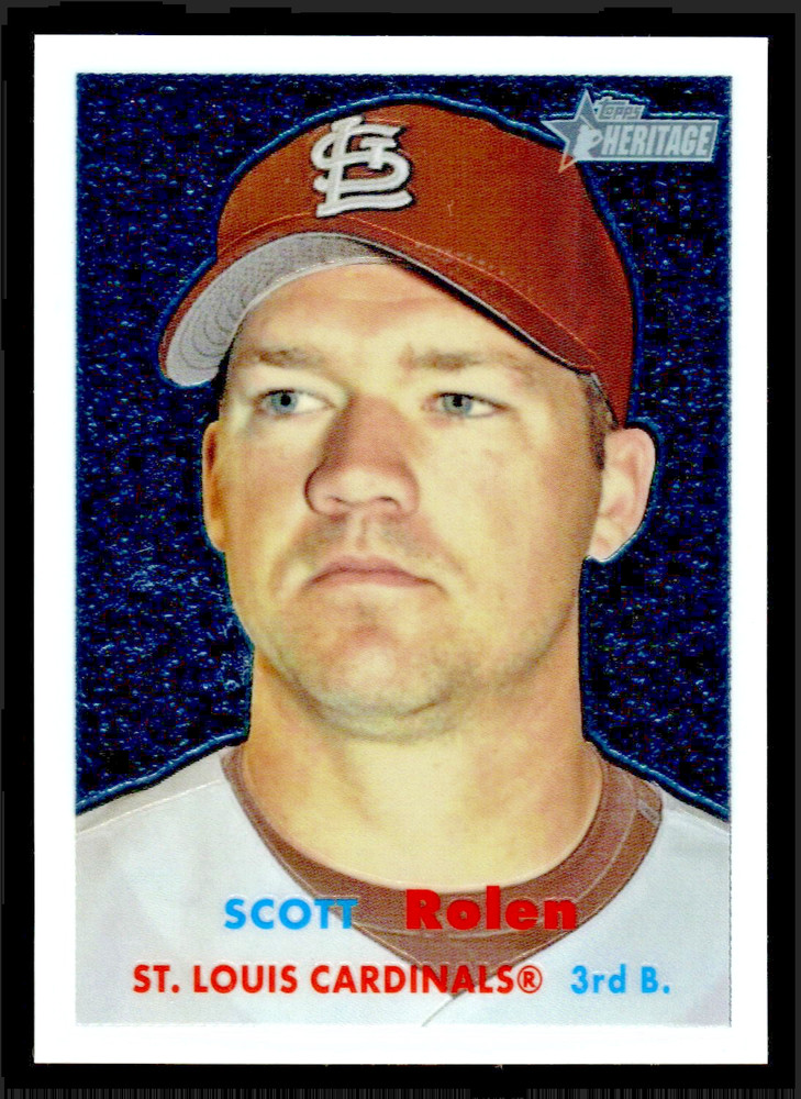 2006 Topps Heritage Scott Rolen Chrome #19 -/1957 - St. Louis Cardinals