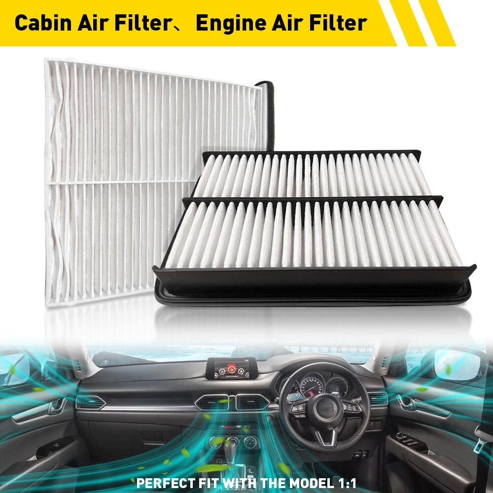 AF6280 C8175 Engine & Cabin Air Filter Combo for Mazda 3 6 CX-5 2014-2022