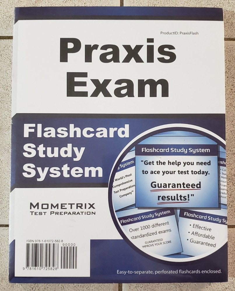 Praxis Exam Flashcard Study System Mometrix Test Preparation NEW SEALED