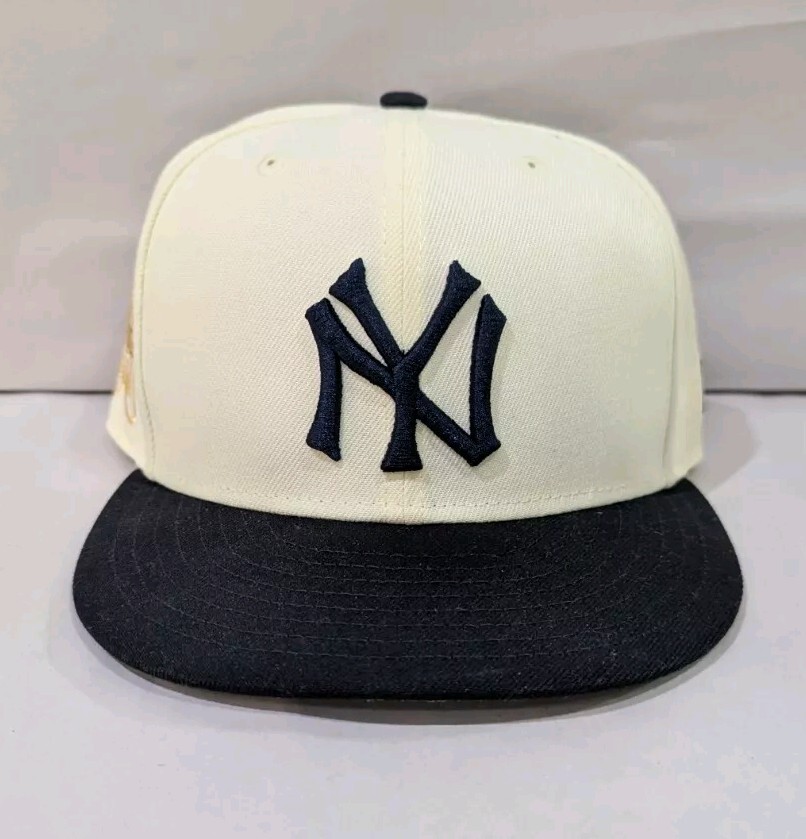 New Era New York Yankees Retro 1960 All Star Game Off White 59FIFTY Hat Sz 7 1/2
