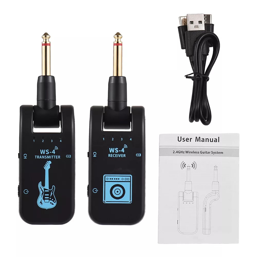 High Stability 2.4G Wireless Guitar Rechargeable Transmitter And Receiver
