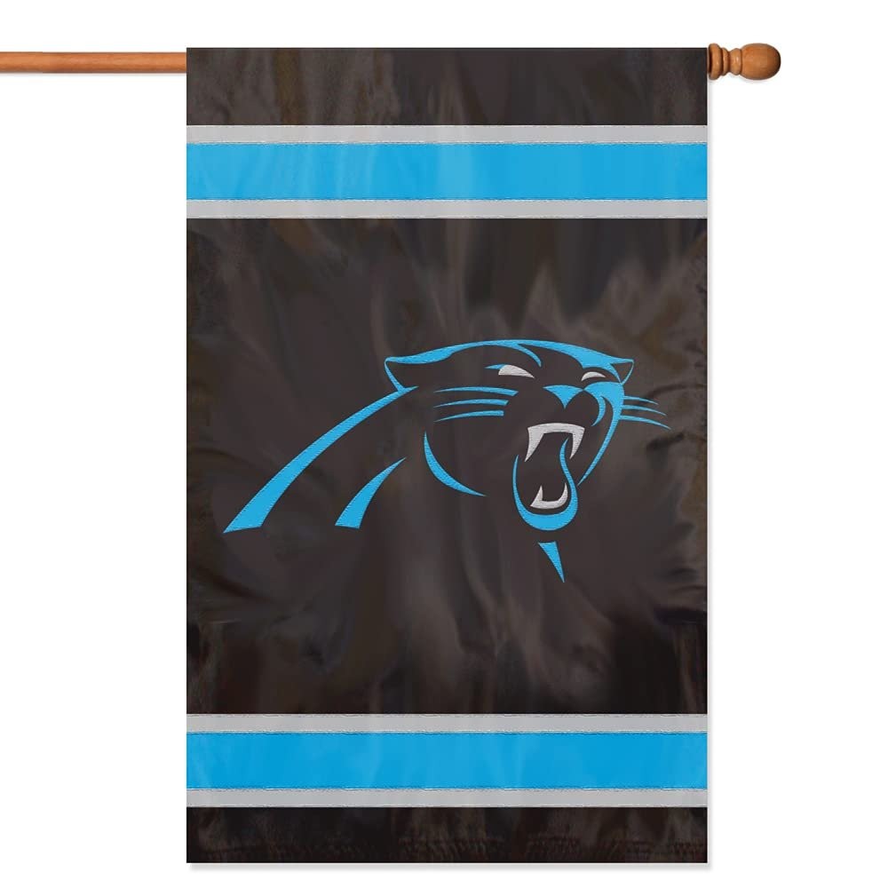 Carolina Panthers Embroidered Double-Sided Premium Banner Flag