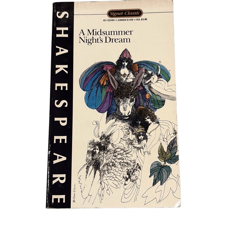 A Midsummer Night's Dream The Signet Classic Shakespeare 1963 Paperback Book