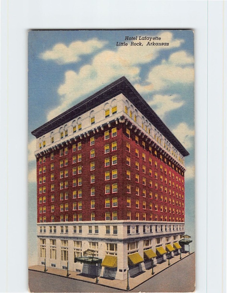 Postcard Hotel Lafayette Little Rock Arkansas USA