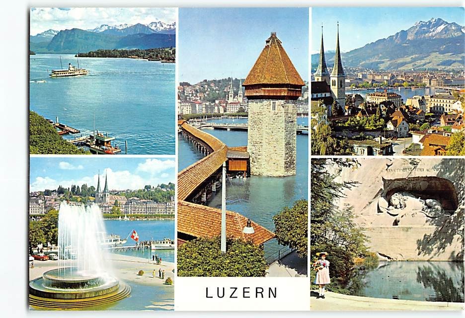 Postcard Lucerne Switzerland