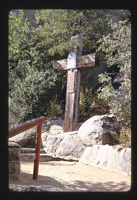 Photo:Yarnell Arizona 1991 Shrine of St Joseph Wooden Cross