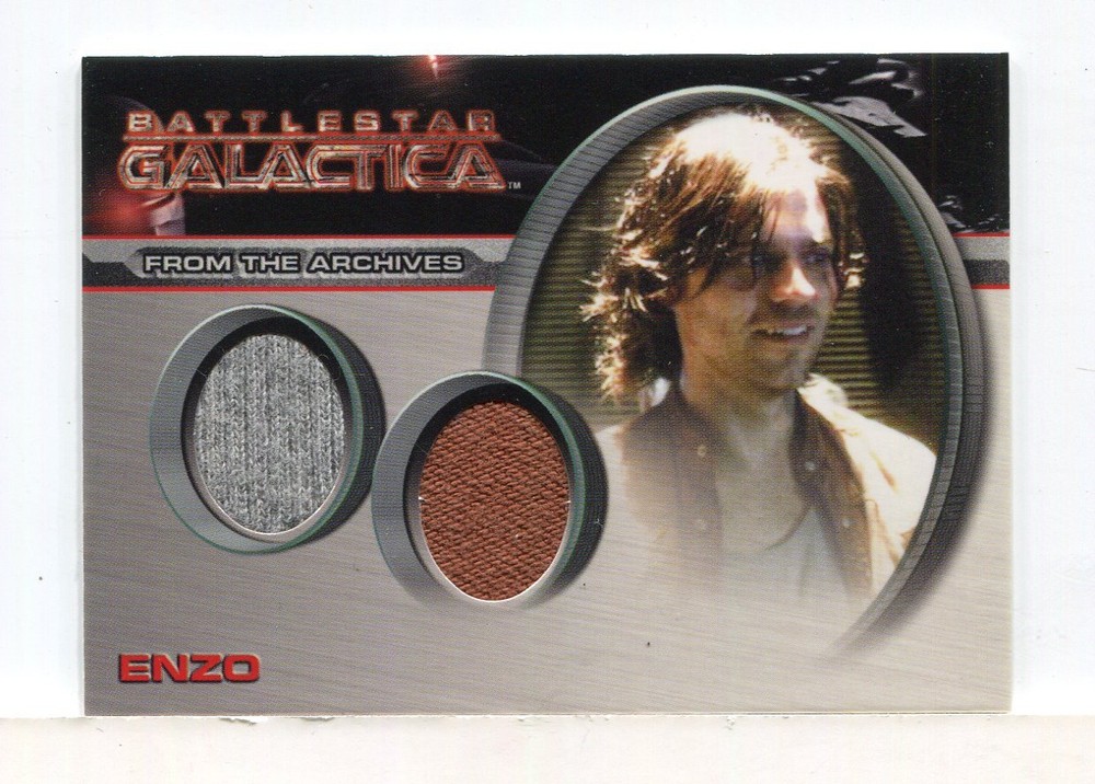 Battlestar Galactica Season Four Dual Costume Card DC19 Enzo